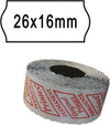 Rotolo da 1000 etichette a onda per Printex Smart 16-2616 e Z Maxi 6-2616 - 26x16 mm - adesivo removibile - bianco - Pritnex - pack 10 rotoli Cancelleria e prodotti per ufficio/Archivio ufficio e accessori per scrivania/Etichette divisori per schedario e timbri/Etichette ed etichette adesive/Etichette per prezzatrici Eurocartuccia - Pavullo, Commerciovirtuoso.it