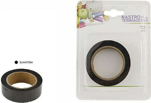 Rotolo Nastro Adesivo Per Stoffa Tessuti Termoadesivo Nero 20 Mm X 10 Mt Casa, arredamento e bricolage > Bricolage e fai da te > Nastri Trade Shop italia - Napoli, Commerciovirtuoso.it