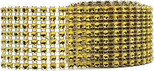 Rotolo-Nastro-Scintillante-a-Maglia-di-Strass-8-File-2-Metri-Oro-Ciao-Srl