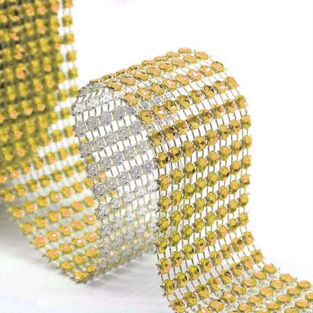 Rotolo-Nastro-Scintillante-a-Maglia-di-Strass-8-File-2-Metri-Oro-Ciao-Srl