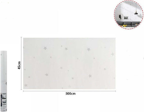 Rotolo Pellicola Adesiva Bianca Con Stelle 45cmx5mt Mobili Carta Da Parati 71130 Casa, arredamento e bricolage > Accessori Casa > Stickers e Adesivi Trade Shop italia - Napoli, Commerciovirtuoso.it