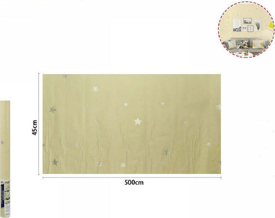 Rotolo Pellicola Adesiva Gialla Con Stelle 45cm X 5mt Mobili Carta Parati 71132 Casa, arredamento e bricolage > Accessori Casa > Stickers e Adesivi Trade Shop italia - Napoli, Commerciovirtuoso.it