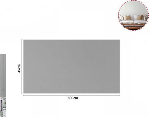 Rotolo Pellicola Adesiva Grigia 45 Cm X 5 Metri Per Mobili Carta Da Parati 71117 Casa, arredamento e bricolage > Accessori Casa > Stickers e Adesivi Trade Shop italia - Napoli, Commerciovirtuoso.it