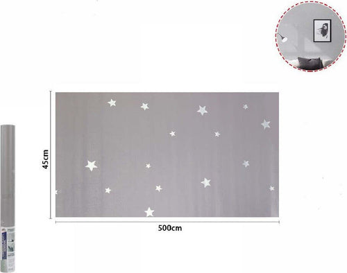 Rotolo Pellicola Adesiva Grigia Con Stelle 45cmx5mt Mobili Carta Da Parati 71131 Casa, arredamento e bricolage > Accessori Casa > Stickers e Adesivi Trade Shop italia - Napoli, Commerciovirtuoso.it