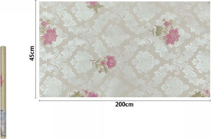 Rotolo Pellicola Adesiva Pvc Damascato Con Fiori Rosa 45cmx2mt Mobili 71220 Casa Casa, arredamento e bricolage > Accessori Casa > Stickers e Adesivi Trade Shop italia - Napoli, Commerciovirtuoso.it