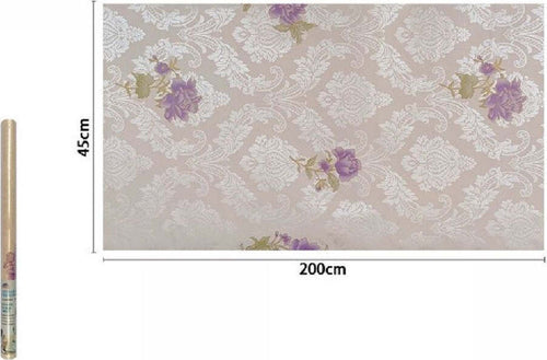 Rotolo Pellicola Adesiva Pvc Damascato Con Fiori Viola 45cmx2mt Mobili 71219 Casa Casa, arredamento e bricolage > Accessori Casa > Stickers e Adesivi Trade Shop italia - Napoli, Commerciovirtuoso.it