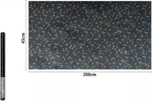 Rotolo Pellicola Adesiva Pvc Motivo Nero Oro 45cmx2mt Mobili Cassetti Casa 71226 Casa, arredamento e bricolage > Accessori Casa > Stickers e Adesivi Trade Shop italia - Napoli, Commerciovirtuoso.it