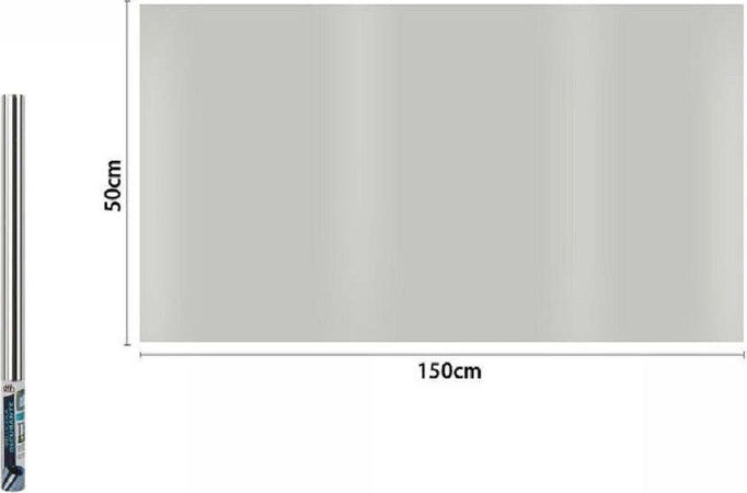 Rotolo Pellicola Per Finestre Oscurante Grigia 150 X 50 Cm Adesiva Vetro 70873 Casa, arredamento e bricolage > Accessori Casa > Stickers e Adesivi Trade Shop italia - Napoli, Commerciovirtuoso.it
