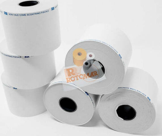 Rotolo per bilancia - carta termica adesiva BPA free FSC - 62 5 mm x 18 mt - diametro esterno 52 mm - 55 gr - anima 18 mm - Rotomar [multipack] 5 pezzi Cancelleria e prodotti per ufficio/Elettronica per ufficio/Accessori/Carta in rotoli Eurocartuccia - Pavullo, Commerciovirtuoso.it