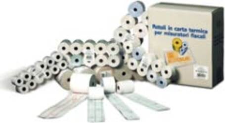 Rotolo per calcolatrici - carta in pura cellulosa - 57 mm x 35 mt - diametro esterno 60 mm - 60 gr - anima 12 mm - Rotomar - blister 10 pezzi Cancelleria e prodotti per ufficio/Elettronica per ufficio/Accessori/Carta in rotoli Eurocartuccia - Pavullo, Commerciovirtuoso.it