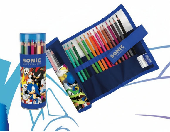 Rotolo Sonic Astuccio Con Colori Cancelleria e prodotti per ufficio/Scuola e materiale didattico/Materiale scolastico/Cartelle e zaini per la scuola/Astucci Cartoleria Deja Vu - Crotone, Commerciovirtuoso.it