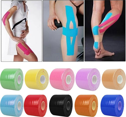 ROTOLO TAPE KINESIOLOGIA KINESIO NASTRO ELASTICO PER SUPPORTO MUSCOLARE SPORT Salute e cura della persona/Prodotti e apparecchiature mediche/Supporti imbracature e sollevatori/Nastro e materiali Trade Shop italia - Napoli, Commerciovirtuoso.it