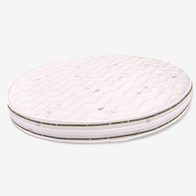 Materasso rotondo matrimoniale in WaterFoam - alto 20 cm, tessuto AloeVera | Modello: Rotondo H20 MiaSuite