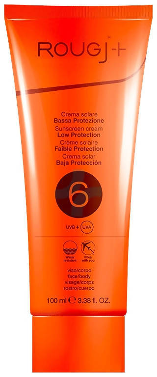 Rougj Crema solare bassa protezione (SPF 6) 100 ml Crema Solare Viso e Corpo Rougji