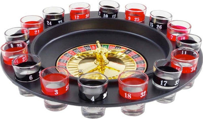 ROULETTE ALCOLICA GIOCO TAVOLO GIREVOLE GIOCO D'AZZARDO LIQUORE 16 BICCHIERINI  Trade Shop italia - Napoli, Commerciovirtuoso.it