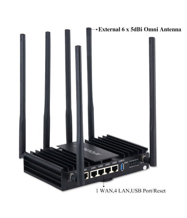 Router Dual Band Wireless Ac Gigabit 6 Antenne 3 Cpu Computer Wifi Casa Ufficio