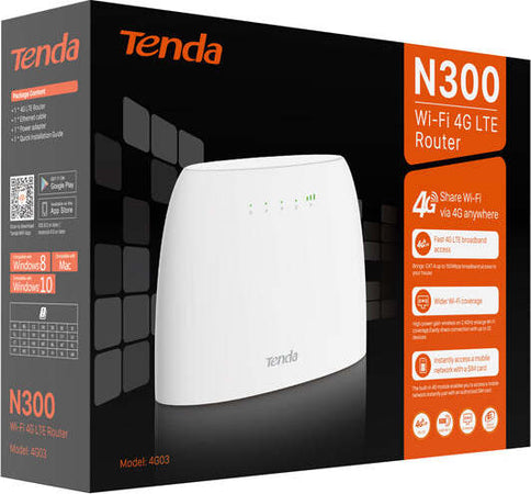 Router N300 - WiFi LTE 4G - Tenda Elettronica/Informatica/Periferiche di rete/Access point wireless Eurocartuccia - Pavullo, Commerciovirtuoso.it