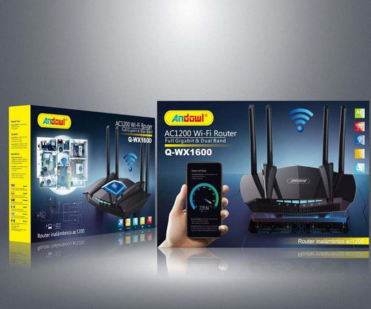 Router Wireless Ac1200 Wifi 2.4ghz+5ghz Full Gigabit Dual Band Wps Casa Q-wx1600 Elettronica/Informatica/Periferiche di rete/Router Trade Shop italia - Napoli, Commerciovirtuoso.it