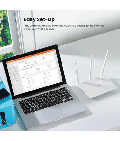 Router Wireless N300 Access Point Wi-fi 802.11 2.4g Ethernet Lan Antenna Esterno
