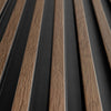 €2,99ml - Asta intera 12x122x2900mm di Rivestimento Parete Boiserie cannettato Lamelli stretti in Polimeri ROVERE FUMO - Eternal Parquet