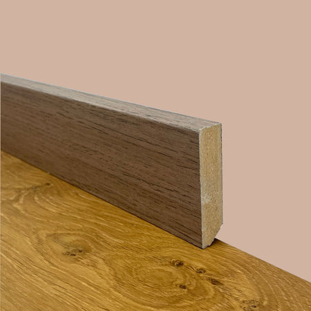 €1,29ml * MEGA STOCK AL METRO * BATTISCOPA Taglio Quadro in Fibra di legno 60x15 GIANDUIA - Eternal Parquet