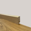 *PROMO* 96 metri lineari di BATTISCOPA ZOCCOLINO SQUADRATO BASSO in FIBRA DI LEGNO 40X15 ROVERE - Eternal Parquet