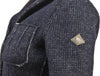 Roy-Roger's-Cappotto-Blu-Donna-Lana-Bottoni-Logo-Mod.MONOPETTO-da-donna