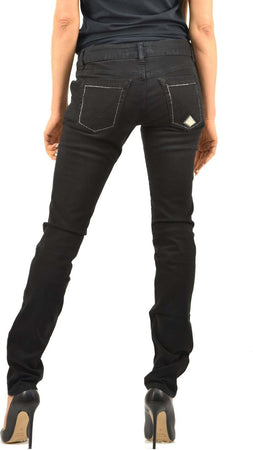 Roy-Roger's-Jeans-Nero-Donna-Cotone-Cerniera-Mod.SHERRY-01T-818-36-da-donna