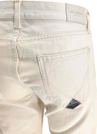ROY-ROGER'S-Pantaloni-Beige-da-donna