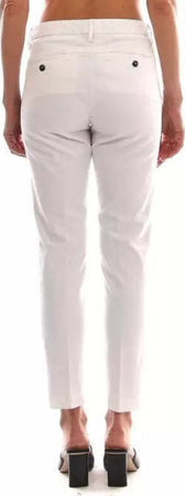 ROY-ROGER'S-Pantaloni-Bianco-da-donna