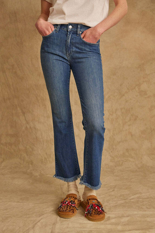ROY-ROGER'S-Pantaloni-Blu-da-donna