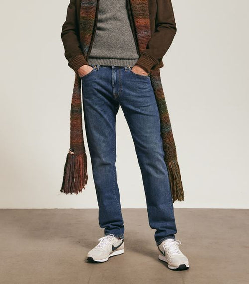 ROY-ROGER'S-Pantaloni-Blu-da-uomo