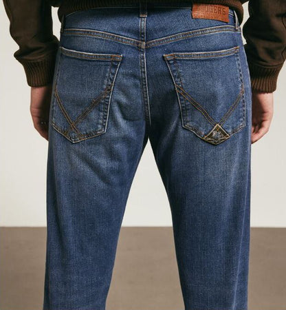 ROY-ROGER'S-Pantaloni-Blu-da-uomo