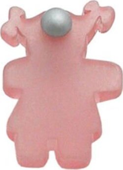 RSP---POMOLO-BAMBINA-IN-PLASTICA-ROSA-PER-CASSETTI,-COMODINI,-ARMADI