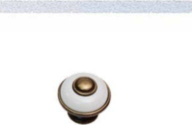 RSP---POMOLO-BRONZATON-CON-INSERTO-BIANCO-D.30MM-PER-CASSETTI,-COMODINI,-ARMADI