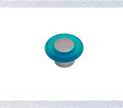 RSP---POMOLO-CON-INSERTO-AZZURRO-IN-PLASTICA-PER-CASSETTI,-COMODINI,-ARMADI