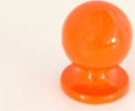 RSP---POMOLO-SFERA-VERNICIATO-ARANCIO-D.25MM-PER-CASSETTI,-COMODINI,-ARMADI