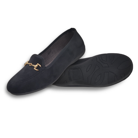 Le Parigine Eleganti Ballerine Donna da Casa, Friulane in Velluto Invernali, Ciabatte Basse e Chiuse, Produzione Artigianale