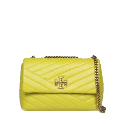 TORY BURCH borse a tracolla donna tory burch - kira chevron small convertible shoulder bag - verde da donna