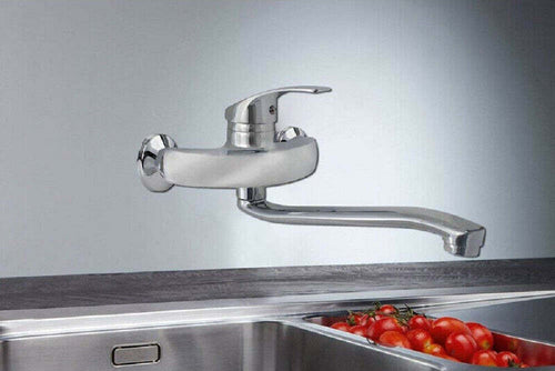 Rubinetto A Parete Miscelatore 2 Fori A Muro Per Lavello Da Cucina Cromato 52335 Casa, arredamento e bricolage > Cucina > Rubinetti Cucina Trade Shop italia - Napoli, Commerciovirtuoso.it
