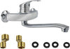 Rubinetto A Parete Miscelatore 2 Fori A Muro Per Lavello Da Cucina Cromato 52335 Casa, arredamento e bricolage > Cucina > Rubinetti Cucina Trade Shop italia - Napoli, Commerciovirtuoso.it