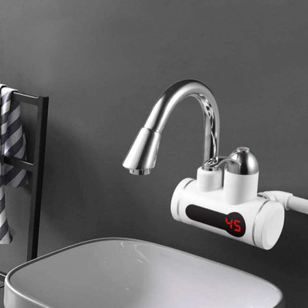 Rubinetto Acqua Fredda Calda Riscaldatore Elettrico Doccia Bagno Cucina Q-sl9 Fai da te/Attrezzature per cucine e bagni/Impianti per la cucina/Rubinetti da cucina/Rubinetti per lavelli da cucina Trade Shop italia - Napoli, Commerciovirtuoso.it