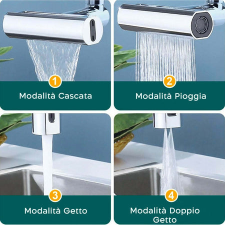 Rubinetto-aeratore-multifunzione-rotazione-360°-universale-con-quattro-modalità-di-getto-d'acqua