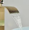 Rubinetto Alto Da Bagno Design Moderno A Cascata Miscelatore Monocomando Dorato Rubinetti Bagno Trade Shop italia - Napoli, Commerciovirtuoso.it