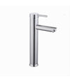 Rubinetto Bagno Cromato Lucido Miscelatore Orientabile Lavabo A Canna Alta 87388