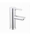 Rubinetto Bagno Cromato Lucido Miscelatore Orientabile Lavabo A Canna Bassa 87386