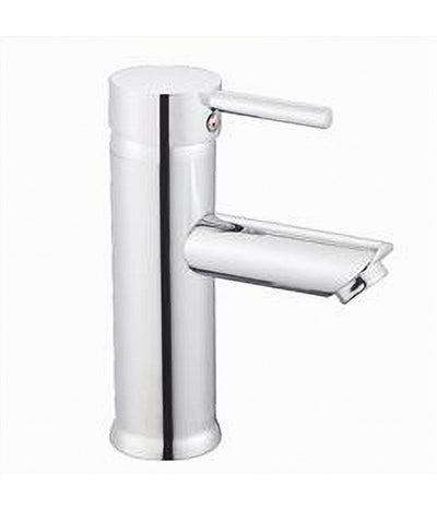 Rubinetto Bagno Cromato Lucido Miscelatore Orientabile Lavabo A Canna Bassa 87386