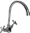 Rubinetto bagno cucina canna girevole vintage retro completo