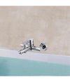 Rubinetto Bagno Moderno Cromato Lucido Miscelatore Orientabile Per Vasca 87390