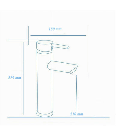 Rubinetto Bagno Moderno Nero Opaco Miscelatore Orientabile Lavabo Canna Alta 87393